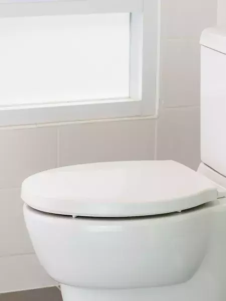 Toilet in a bathroom